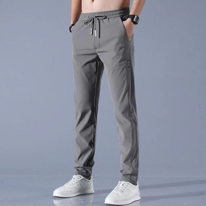 PREMIUM MEN'S HIGH STRETCH SKINNY LYCRA PANTS_ 🔥Buy1 Get 1 Free💥🤩 (Black & Gray) 🔥