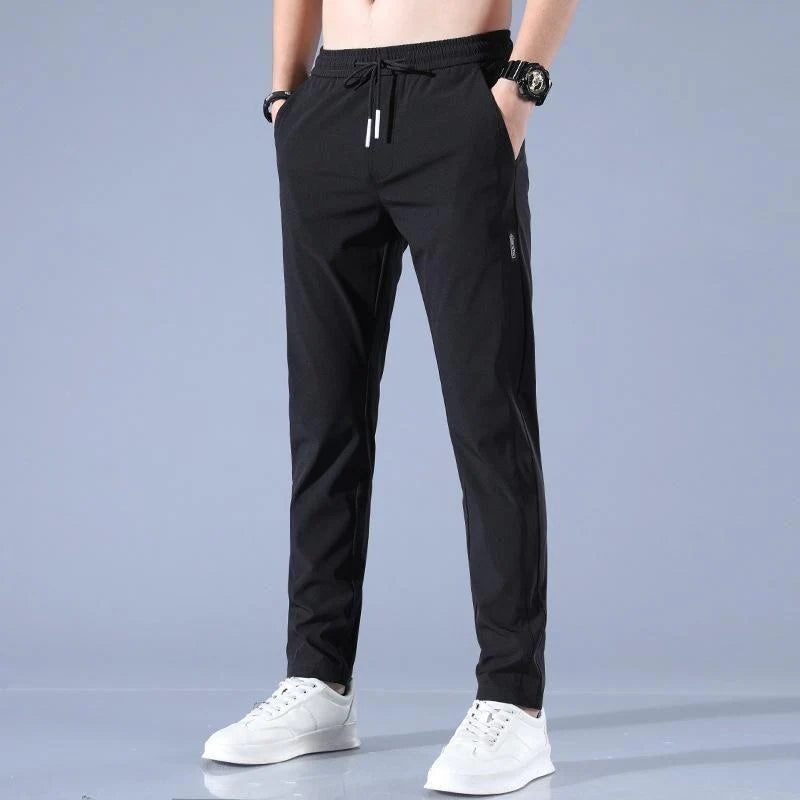 PREMIUM MEN'S HIGH STRETCH SKINNY LYCRA PANTS_ 🔥Buy1 Get 1 Free💥🤩 (Black & Gray) 🔥